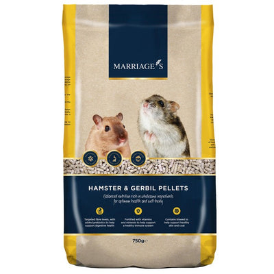 طعام هامستر وجربيل Marriages Mix Pet Food 750 جم