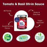 Bay's Kitchen tomato & basil low fodmap stir-in sauce 260g - British product