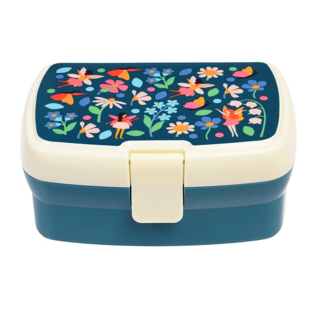 Rex International lunch box with removable tray and two compartments, UK version