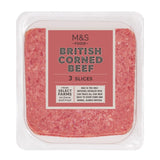 M&S British corned beef slices 80g, imported from the UK
