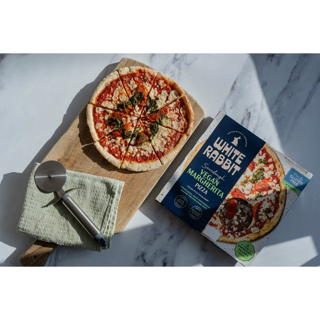 White Rabbit Pizza Margherita Sourdough Végétalienne Sans Gluten 315g (marque britannique)