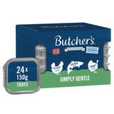 M&S Butcher's Simply Gentle Dog Food Trays Variety Pack 24 x 150g- Buy online at McGrocer