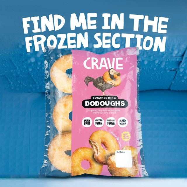 Crave sugared ring doughnuts 215g - British product