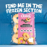 Crave sugared ring doughnuts 215g - British product