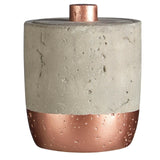 M&S Premier Housewares Cotton Storage Jar Neptune Copper Concrete 400ml- Buy online at McGrocer