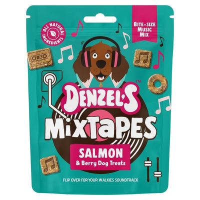 M&S Denzel's Mixtapes Salmon & Berries Dog Treats 90g- Buy online at McGrocer