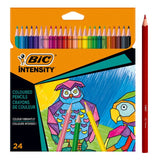 M&S BIC Intensity Colouring Pencils Wallet of 24- Buy online at McGrocer