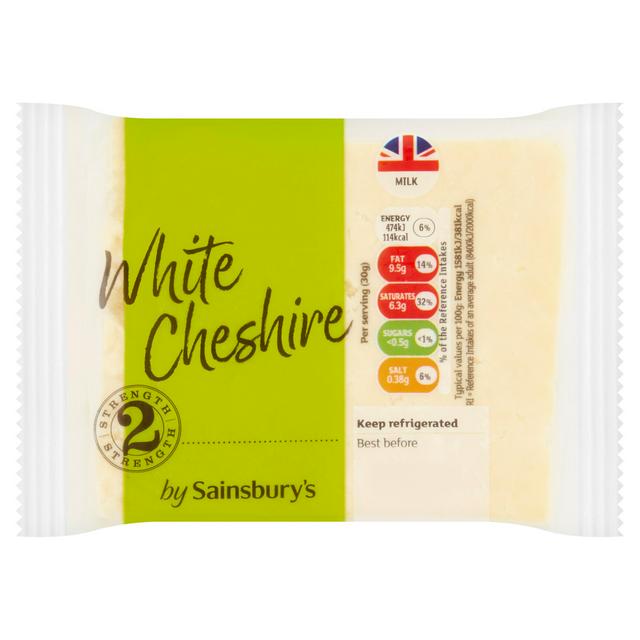 Sainsburys White Cheshire Cheese 250g