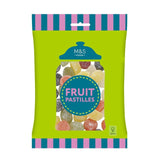 M&S Fruit Pastilles Mixed Fruit Flavour 225g, imported from the UK
