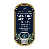 M&S Cantabrian anchovy fillets 30g, imported from the UK