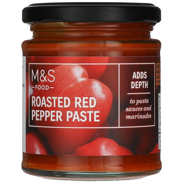 M&S roasted red pepper paste 180g, imported from the UK
