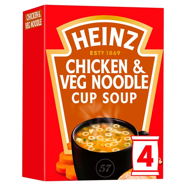 Heinz Chicken Vegetable Noodle Soup Cup 18g, UK version