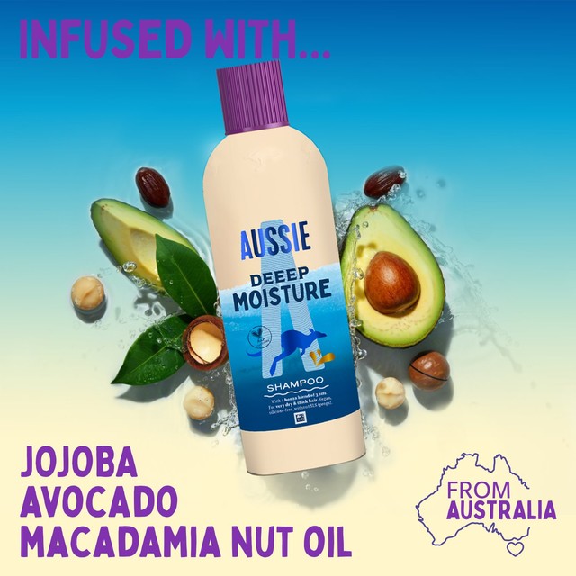 Aussie Deep Moisture Shampoo 300ml - British product