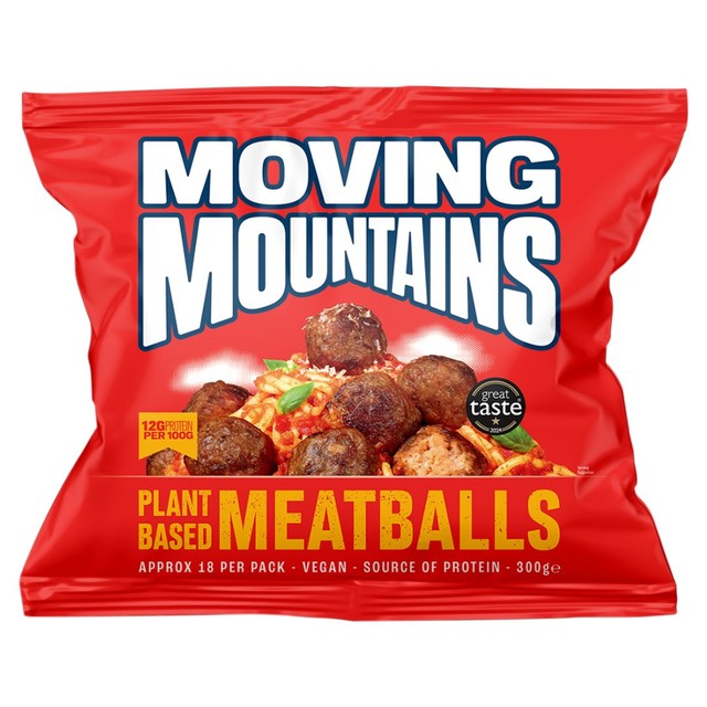 Moving Mountains Plant-Based Meatballs 300g, imported from the UK