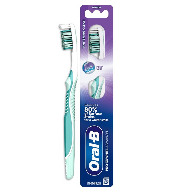 Oral B Pro 3D Clean Advanced medium toothbrush, UK version