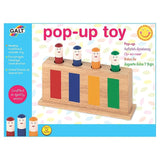 Galt classic wooden children's pop-up toy with coloured faces, UK version