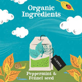 Clipper after dinner mints organic double mint & fennel infusion herbal tea bags 20 tea bags - British product