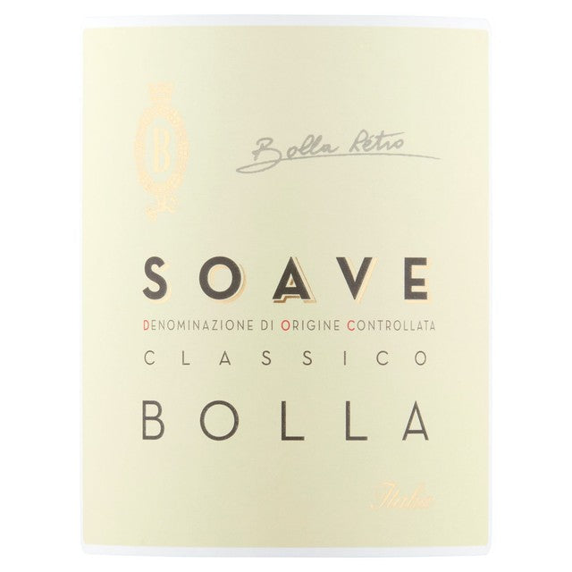 Bolla Soave Classico Retro white wine 75cl - British product