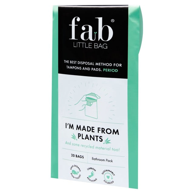 FabLittleBags Sanitary Disposal Bags 20 Pack - British product