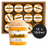 M&S Jude's Salted Caramel Ice Cream Multipack 12 x 100ml- Buy online at McGrocer