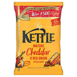 Kettle Mature Cheddar Red Onion Potato Chips 130g