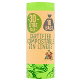 Eco Green Living compostable bin bags 30L - British product