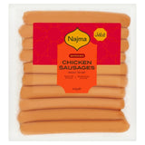 Najma smoked and cooked chicken sausages 400g, imported from the UK