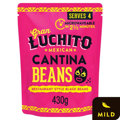 M&S Gran Luchito Cantina Black Beans Pouch 430g- Buy online at McGrocer
