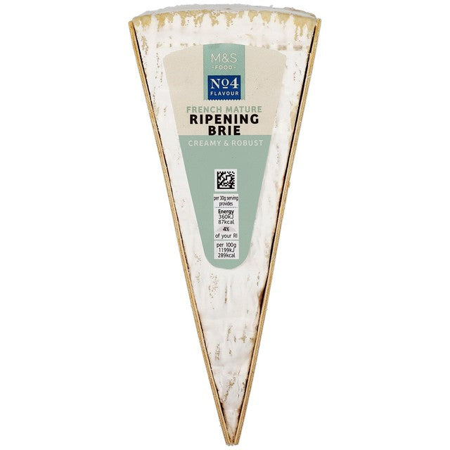 M&S French Mature Ripening Brie 200g, imported from the UK