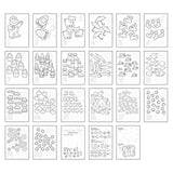 Orchard Toys 1-20 Sticker Colouring Book 297x210 mm, imported from the UK