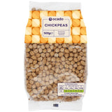 Ocado chickpeas 500g, imported from the UK