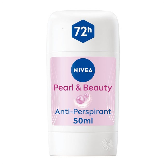 Nivea Pearl & Beauty anti-perspirant deodorant stick 50ml, imported from the UK