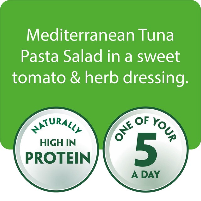 John West Mediterranean tuna pasta salad 220g, UK version