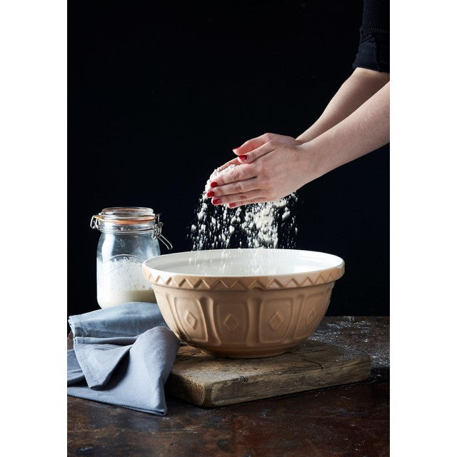 Mason Cash Cane mixing bowl beige 29cm, imported from the UK