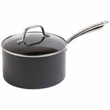 M&S M&S Chef Hard Anodised Saucepan Black Mix 20cm- Buy online at McGrocer