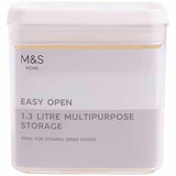 M&S M&S 1.3L Food Storage Container White Mix- Buy online at McGrocer