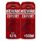 M&S McEwan's Export Premium Ale Beer Cans 4 x 500ml- Buy online at McGrocer