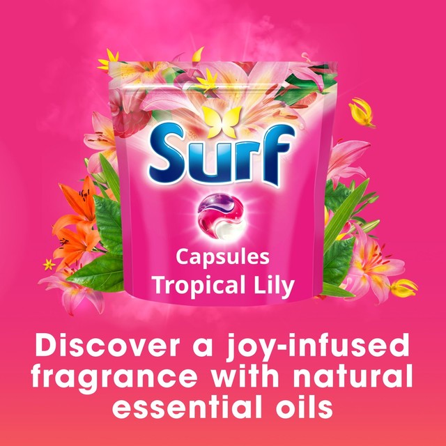 Surf washing capsules Tropical Lily, imported from the UK