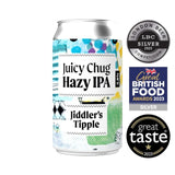 Jiddlers Tipple Juicy Chug Hazy IPA Beer 330ml, UK version