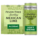 M&S Fever-Tree Sparkling Mexican Lime Soda Drink 4 x 250ml- Buy online at McGrocer