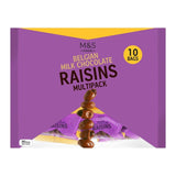 M&S M&S Belgian Milk Chocolate Raisins 10 x 18g Multipack- Buy online at McGrocer