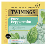 Twinings peppermint herbal tea (British brand)