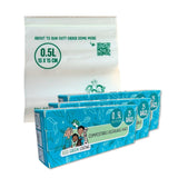 Eco Green Living small compostable resealable bags 0.5L - British product