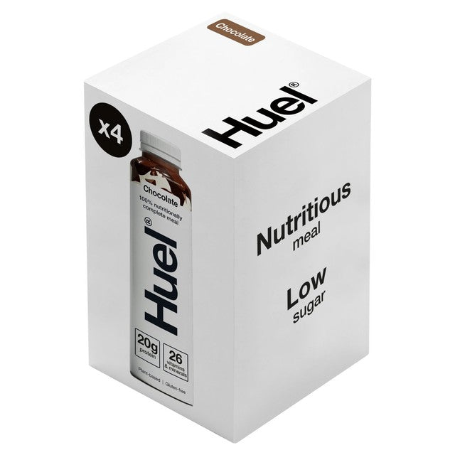 Huel RTD Chocolate meal replacement shake 4 x 500ml, UK version