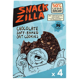 M&S Snackzilla Chocolate Soft-Baked Oat Cookies 4 x 30g- Buy online at McGrocer