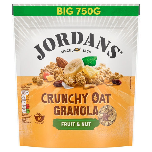 Jordans Fruit & Nut Granola 750g, UK version