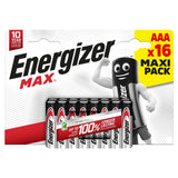 M&S Energizer Max AAA Alkaline Batteries 16-Pack- Buy online at McGrocer
