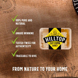 Pure Natural Hilltop Cut Comb Honey 200g jar, UK version