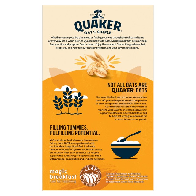 Quaker golden syrup porridge sachets 10 sachets, imported from the UK