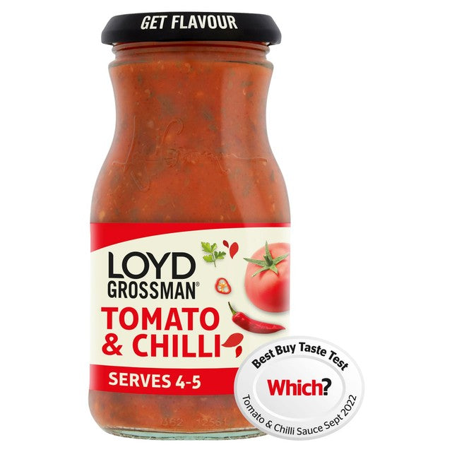 Loyd Grossman Tomato & Chilli Pasta Sauce 660g, UK version